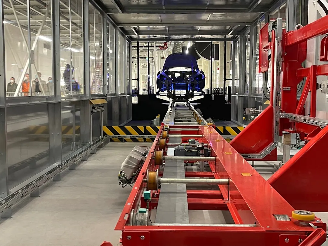 electric car assembly line